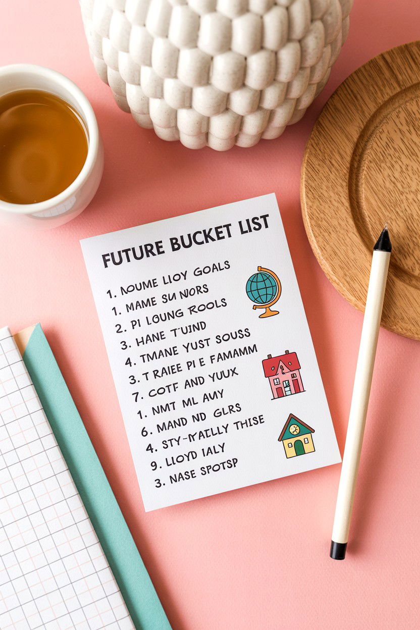 Future bucket list card - 25 Sentimental Valentine's Day Card Ideas