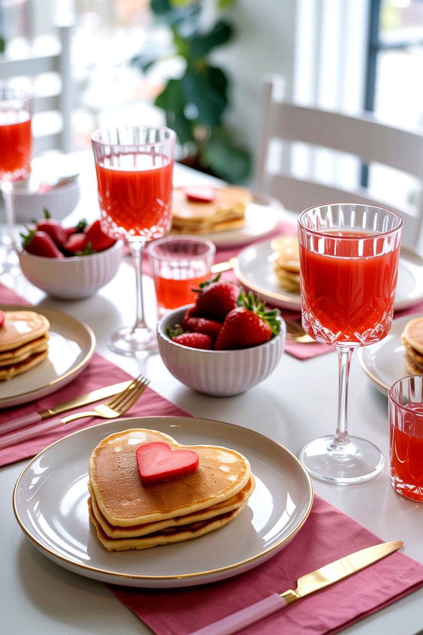 Galentine Brunch Table - 25 Valentine's Day Photo Dump Ideas