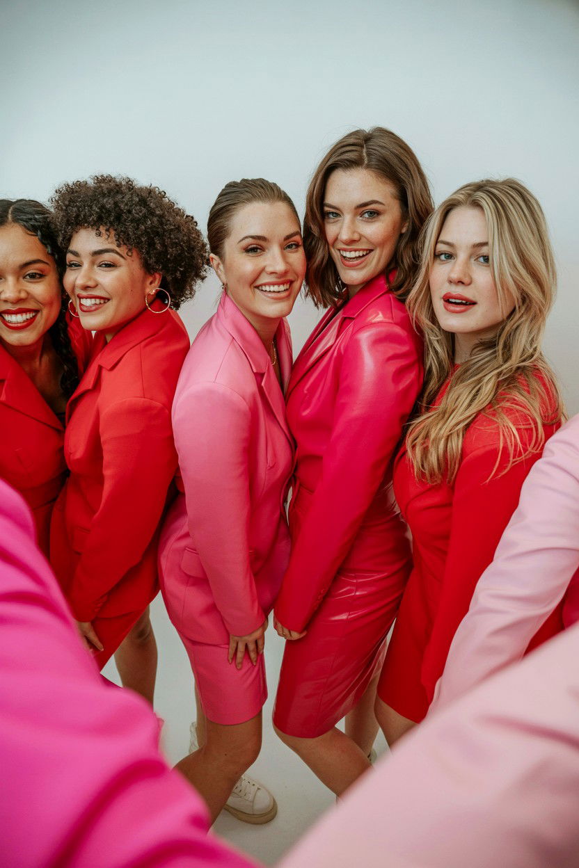 Galentine Mirror Selfie - 25 Valentine's Day Mirror Selfie Ideas