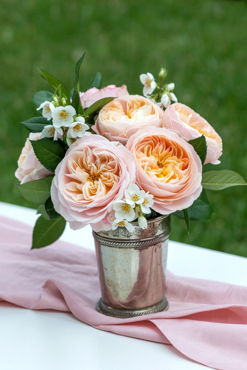 Garden Rose Bouquet - 25 Valentine's Day Flower Gift Ideas
