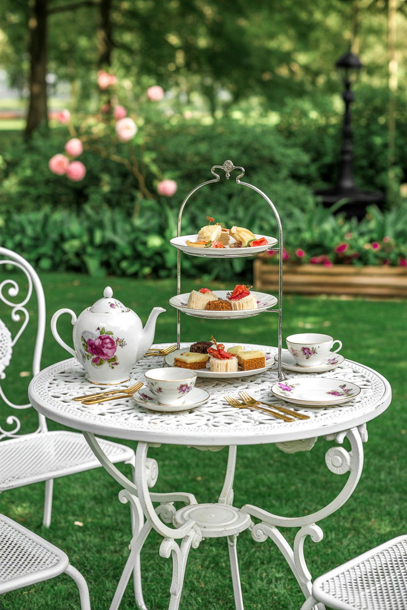 Garden Tea Party - 25 Valentine's Day Surprise Ideas for Wife