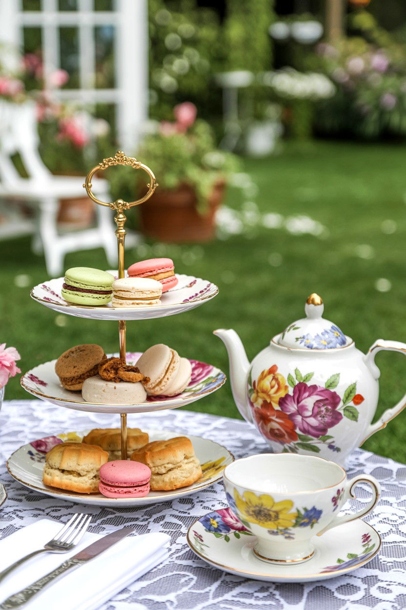 Garden tea party - 25 Valentine's Day Surprise Ideas for Girlfriend