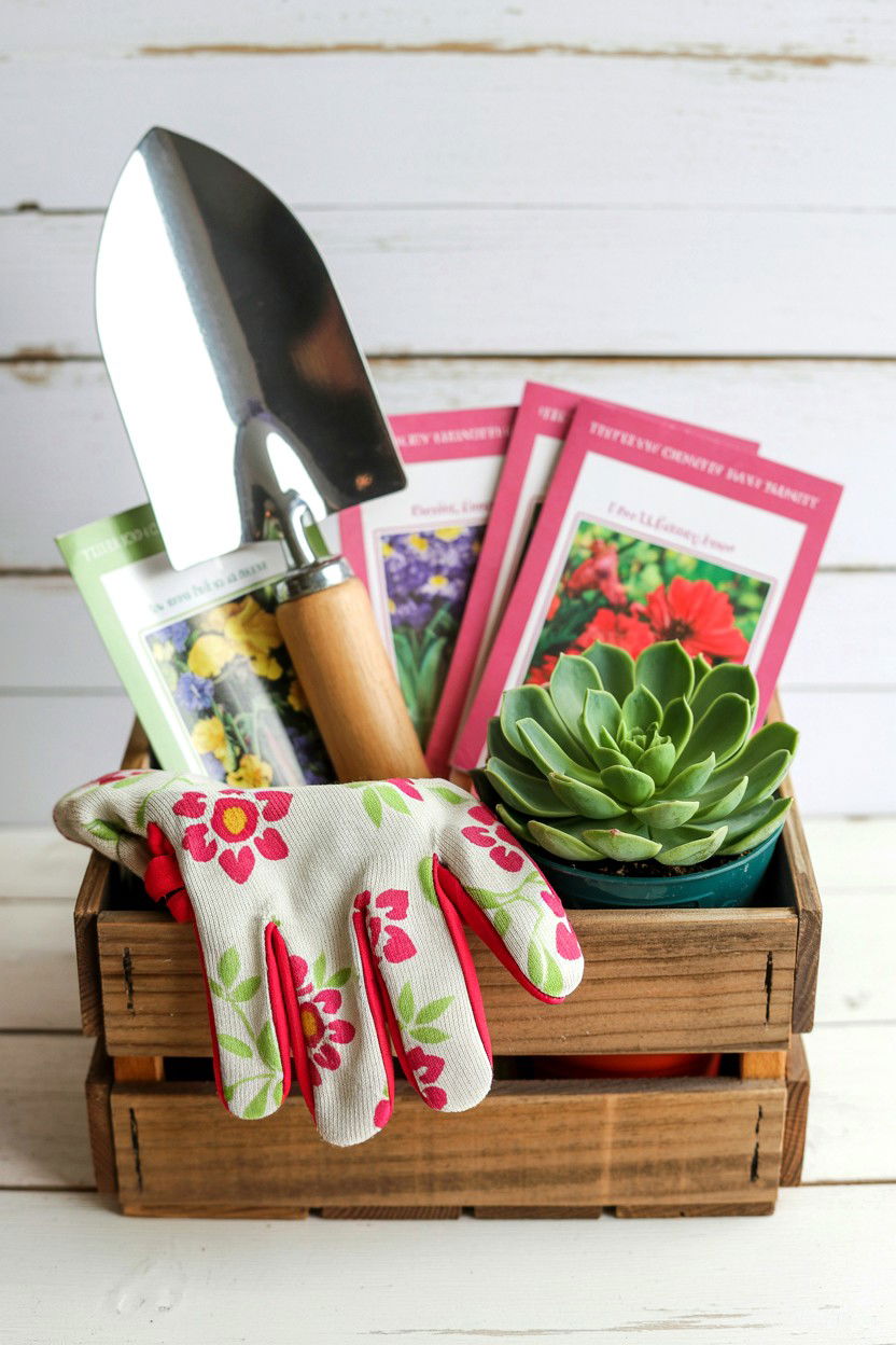 Gardening Gift Basket - 25 Valentine's Day Gift Basket Ideas for Her