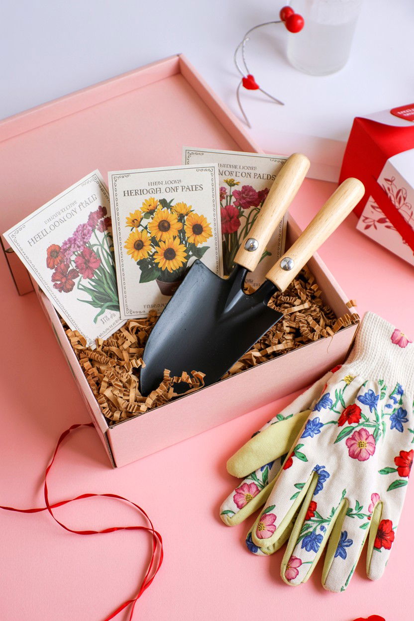 Gardening Gift Box - 25 Valentine's Day Care Package Ideas for Her