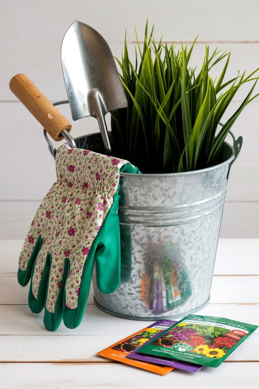 Gardening Starter Pack - 25 Valentine's Day At Home Gift Basket Ideas