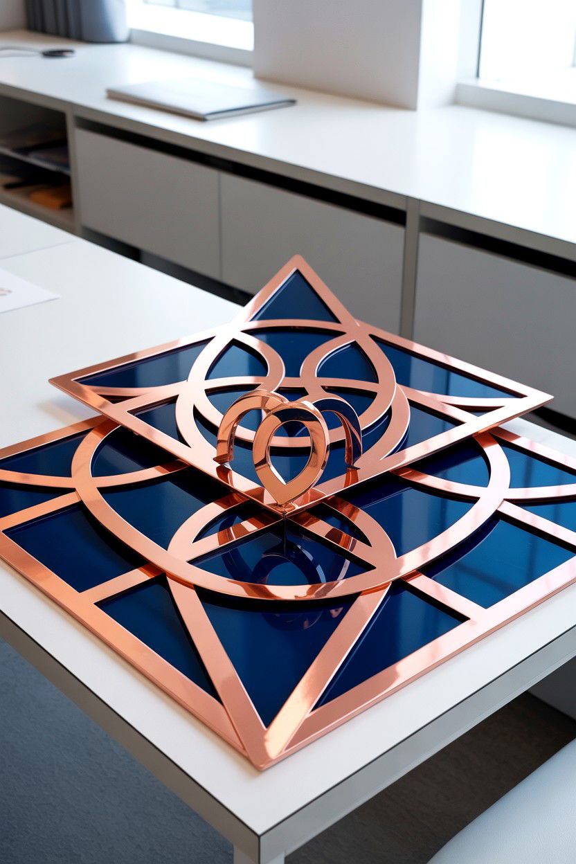 Geometric pattern cards - 25 Creative Valentine's Day Card Ideas