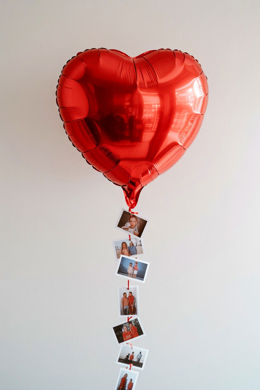 25 Festive Valentine's Day Photo Balloon Ideas for Parties