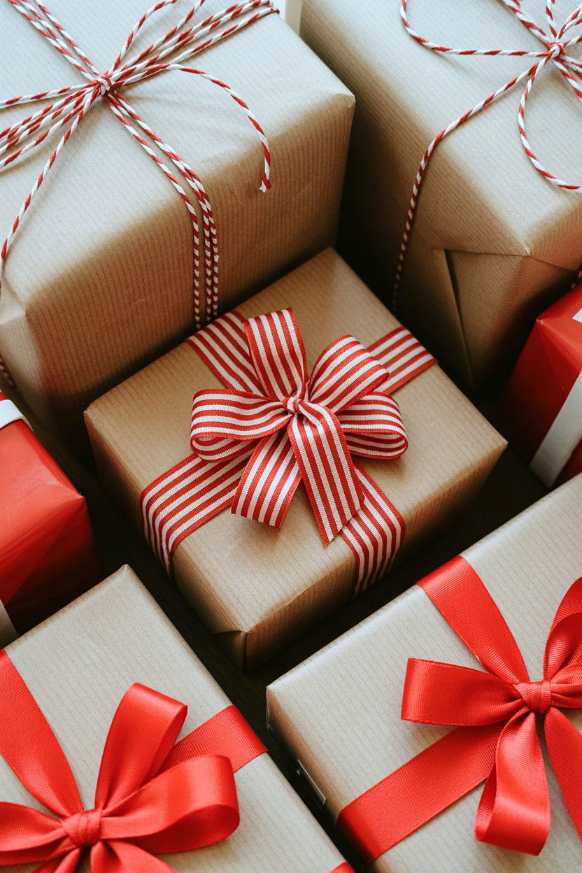 Gift Wrapping - 25 Valentine's Day Washi Tape Ideas