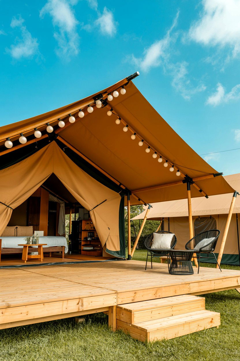 Glamping Tent Stay - 25 Valentine's Day Ideas for Adventure Lovers