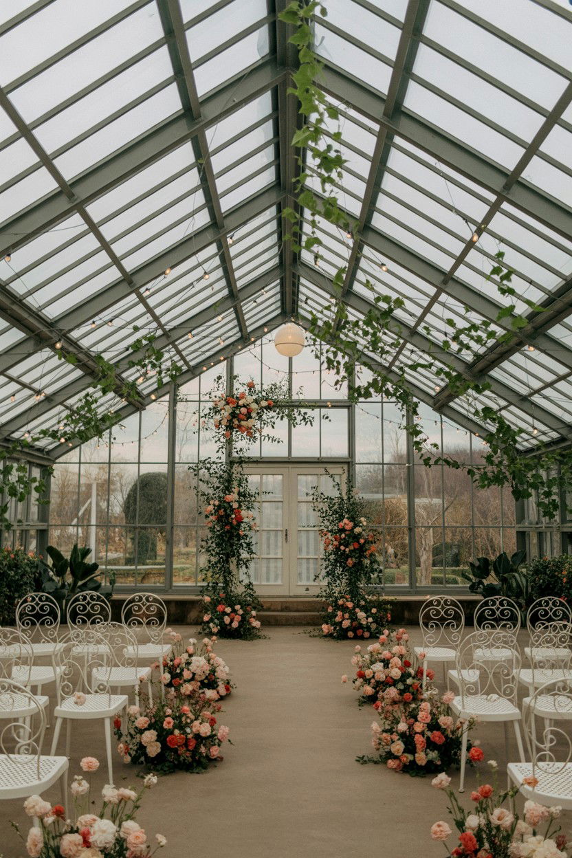 Glass Greenhouse - 25 Valentine's Day Wedding Venue Ideas