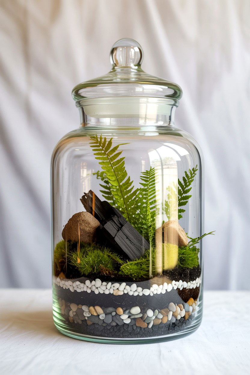 Glass Terrarium Kit - 25 Plant Lover Valentine's Day Gifts