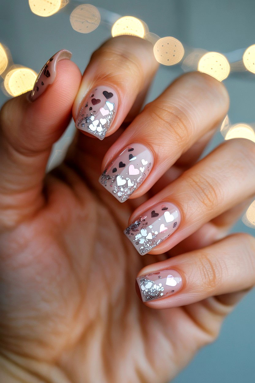 25 Trendy Valentine's Day Square Nail Ideas for 2025