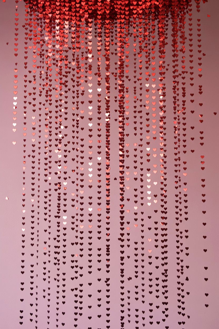 Glitter Hearts Rainfall - 25 Valentine's Day Mini Session Ideas