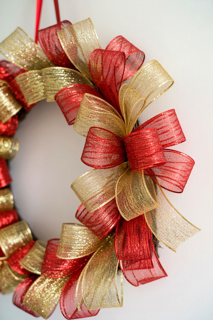 25 Ribbon Valentine's Day Wreath Ideas for Decoration