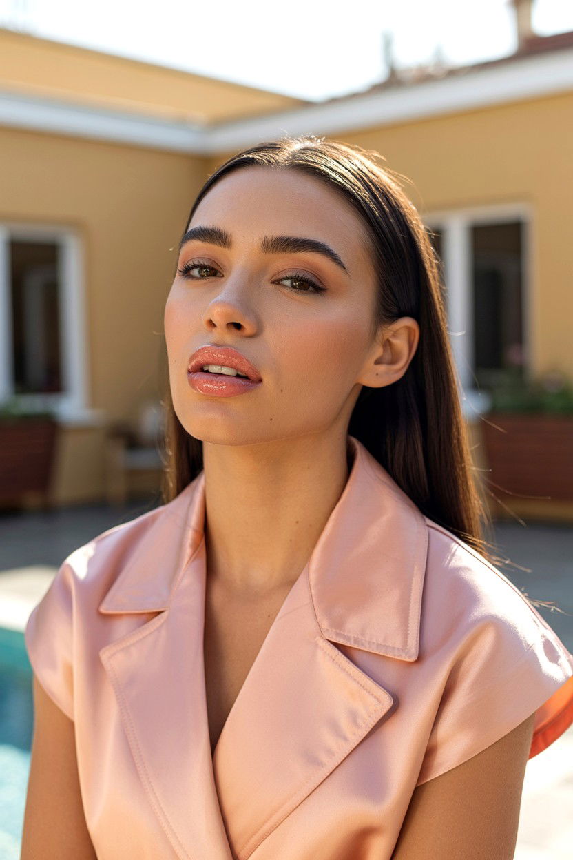 Glossy Lips - 25 Bold Valentine's Day Makeup Ideas