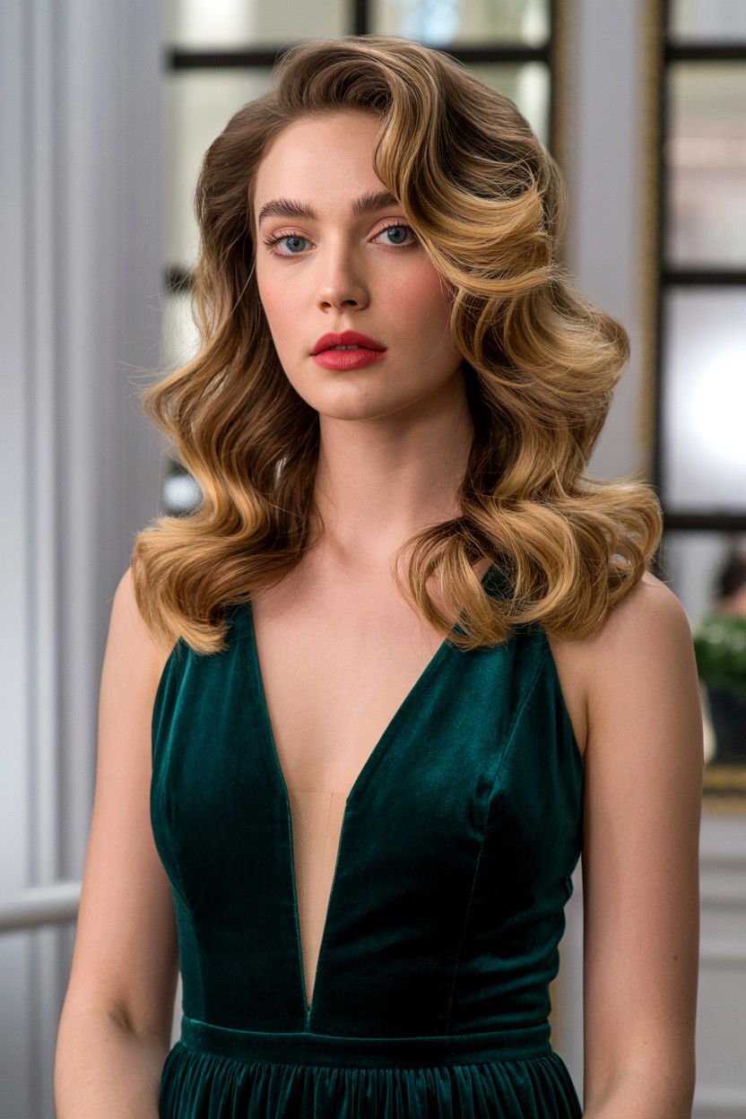 Glossy Waves - 25 Valentine's Day Soft Waves Ideas