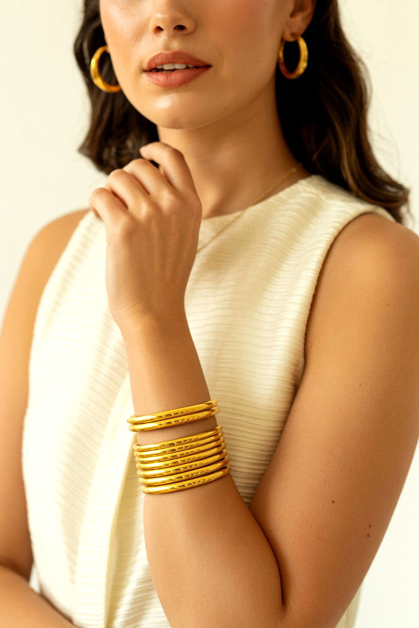 Gold Bangle - 25 Jewelry Valentine's Day Gifts for Her