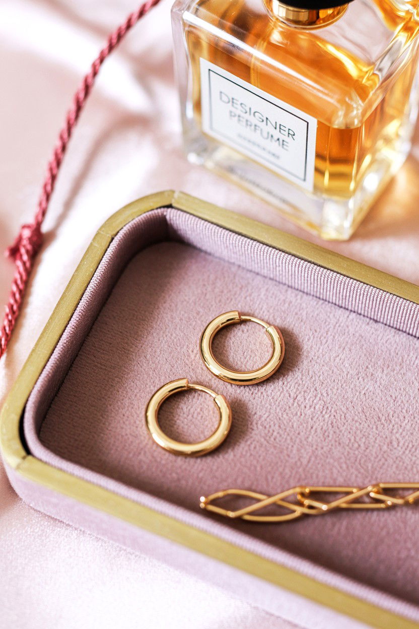 Gold hoop earrings - 25 Valentine's Day Gifts for Daughter