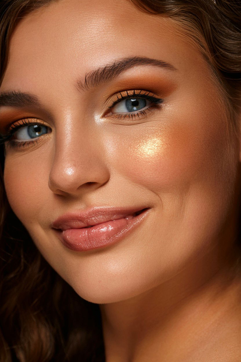Golden Hour Makeup - 25 Valentine's Day Bronzer Looks