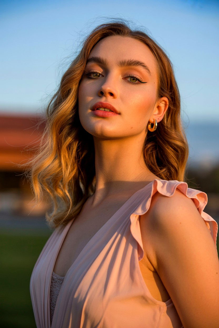 Golden Hour Portrait - 25 Valentine's Day Selfie Ideas