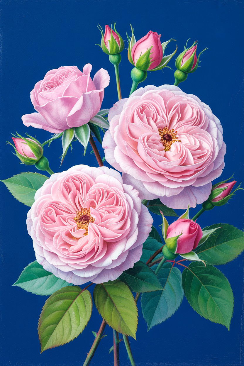 Gouache Floral Illustration - 25 Valentine's Day Art Class Ideas