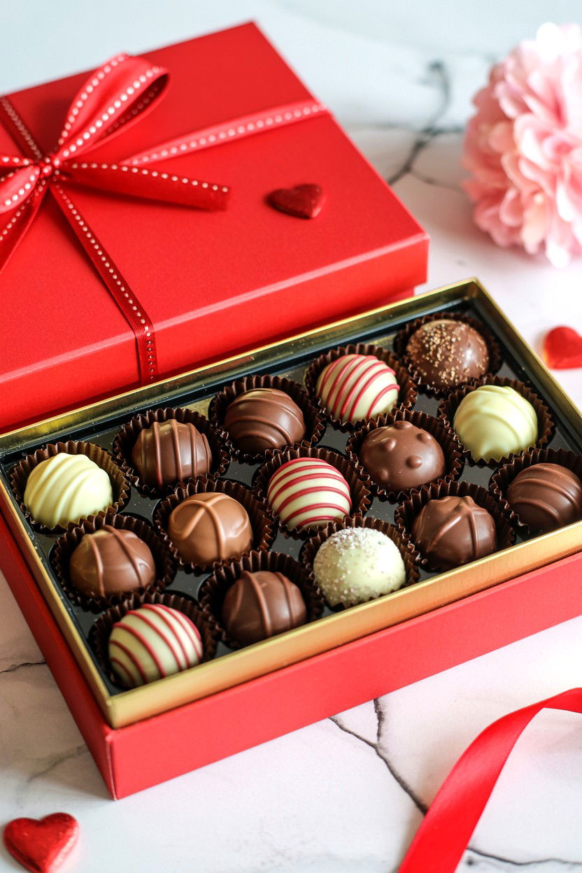 Gourmet Chocolate Box - 25 Valentine's Day Gifts for Teachers