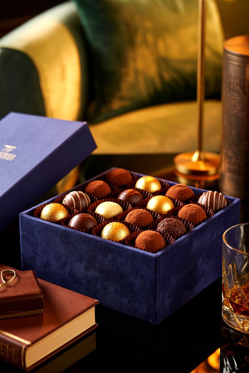 Gourmet Chocolate Truffles - 25 Five Senses Gift Ideas for Boyfriend