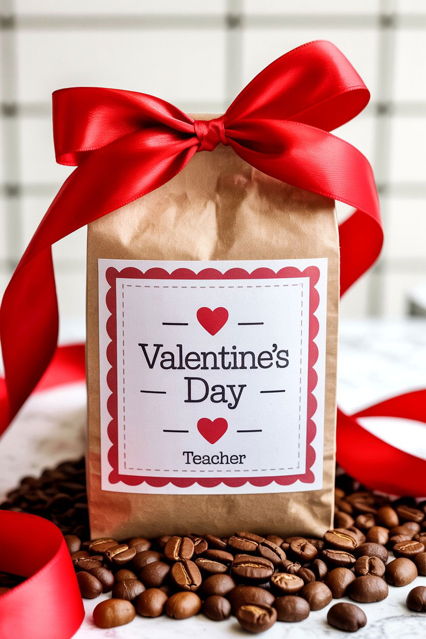 Gourmet Coffee Beans - 25 Valentine's Day Teacher Coffee Gift Ideas