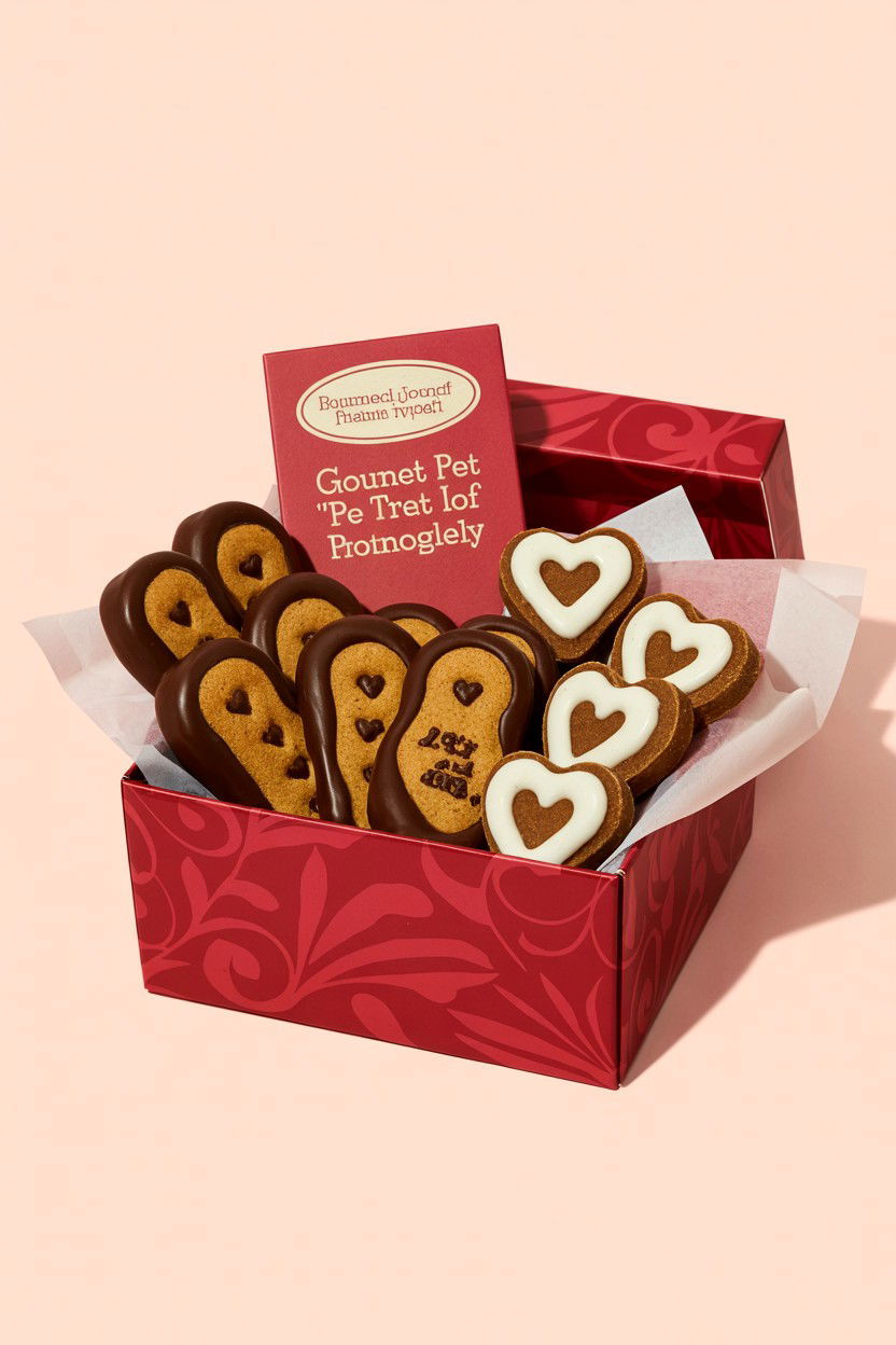 Gourmet Pet Treat Box - 25 Valentine's Day Pet Gift Ideas