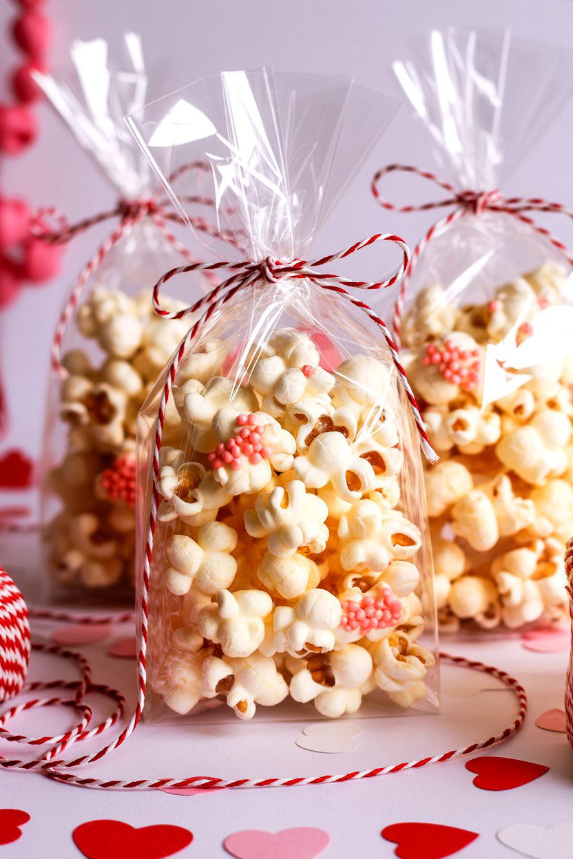 Gourmet Popcorn - 25 Valentine's Day Party Favor Ideas