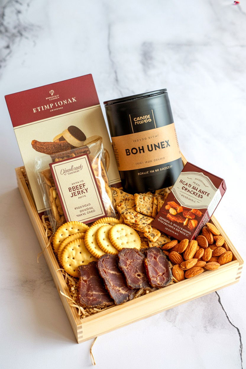 Gourmet Snack Box - 25 Valentine's Day Gifts for New Boyfriend