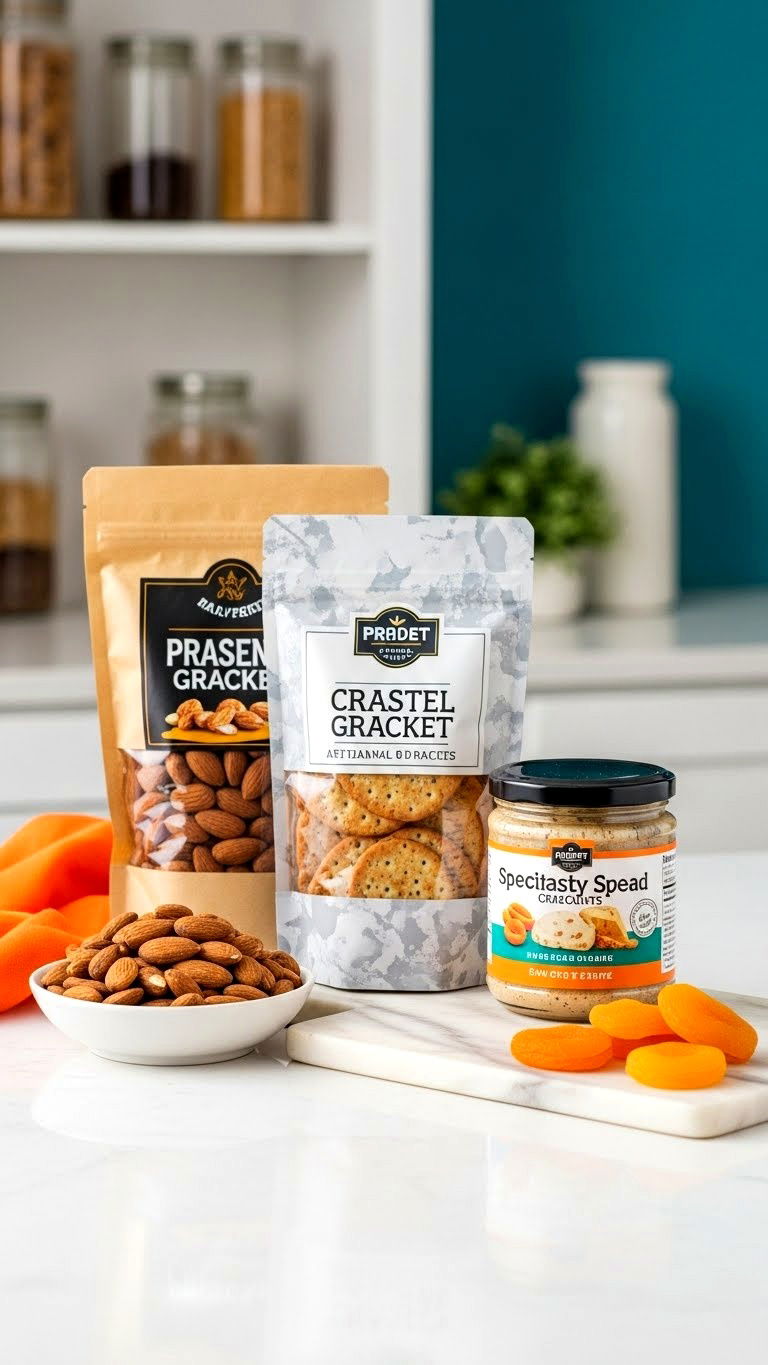 Gourmet Snack Gift Basket - 25 valentine's day basket ideas