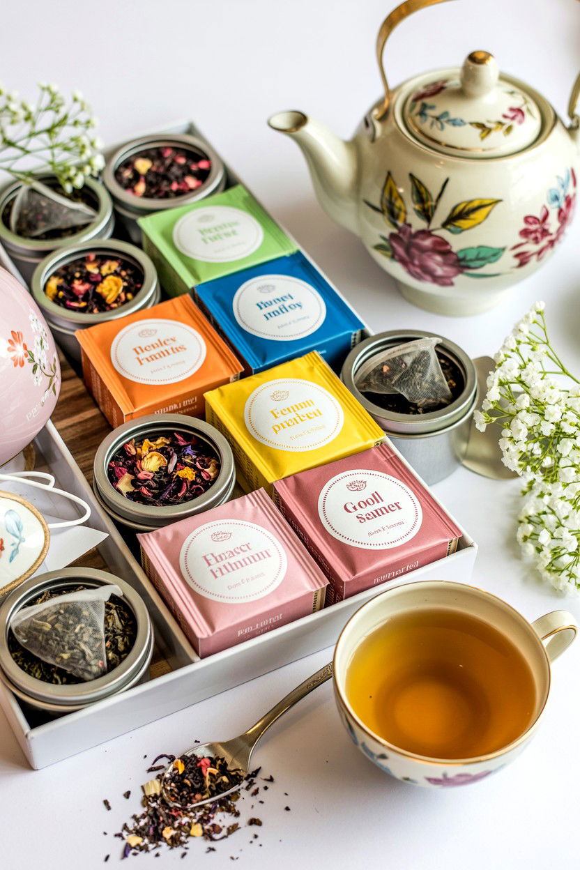 Gourmet tea sampler - 25 Valentine's Day Calendar Gift Ideas