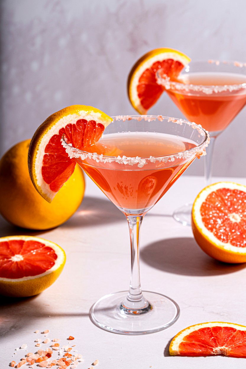 Grapefruit Martini - 25 Valentine's Day Martini Ideas