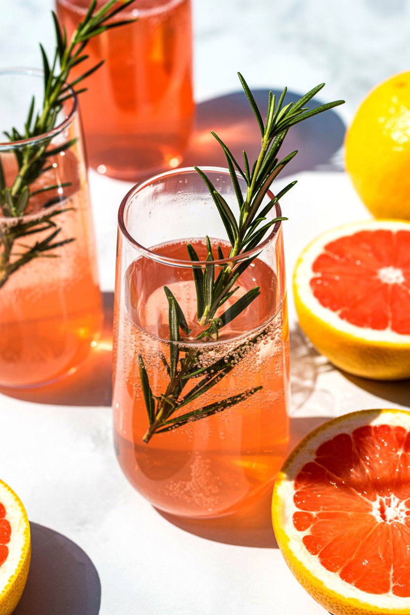 Grapefruit Prosecco Spritz - 25 Valentine's Day Prosecco Cocktails