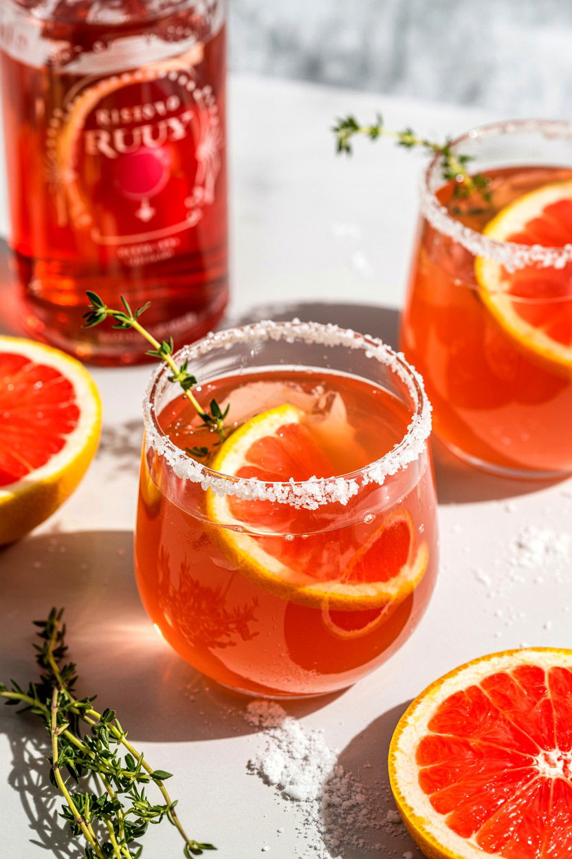 Grapefruit Rum Paloma - 25 Valentine's Day Rum Cocktails