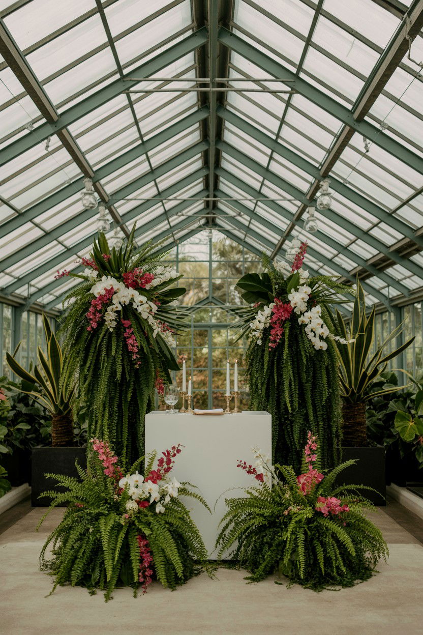 Greenhouse Vow Renewal - 25 Valentine's Day Vow Renewal Ideas