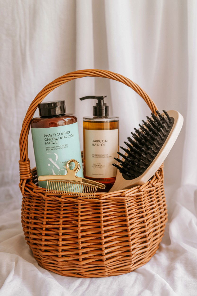 Hair Care Gift Basket - 25 Valentine's Day Gift Basket Ideas
