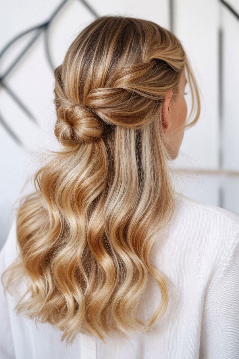 Half Up French Twist - 25 Valentine's Day French Twist Ideas
