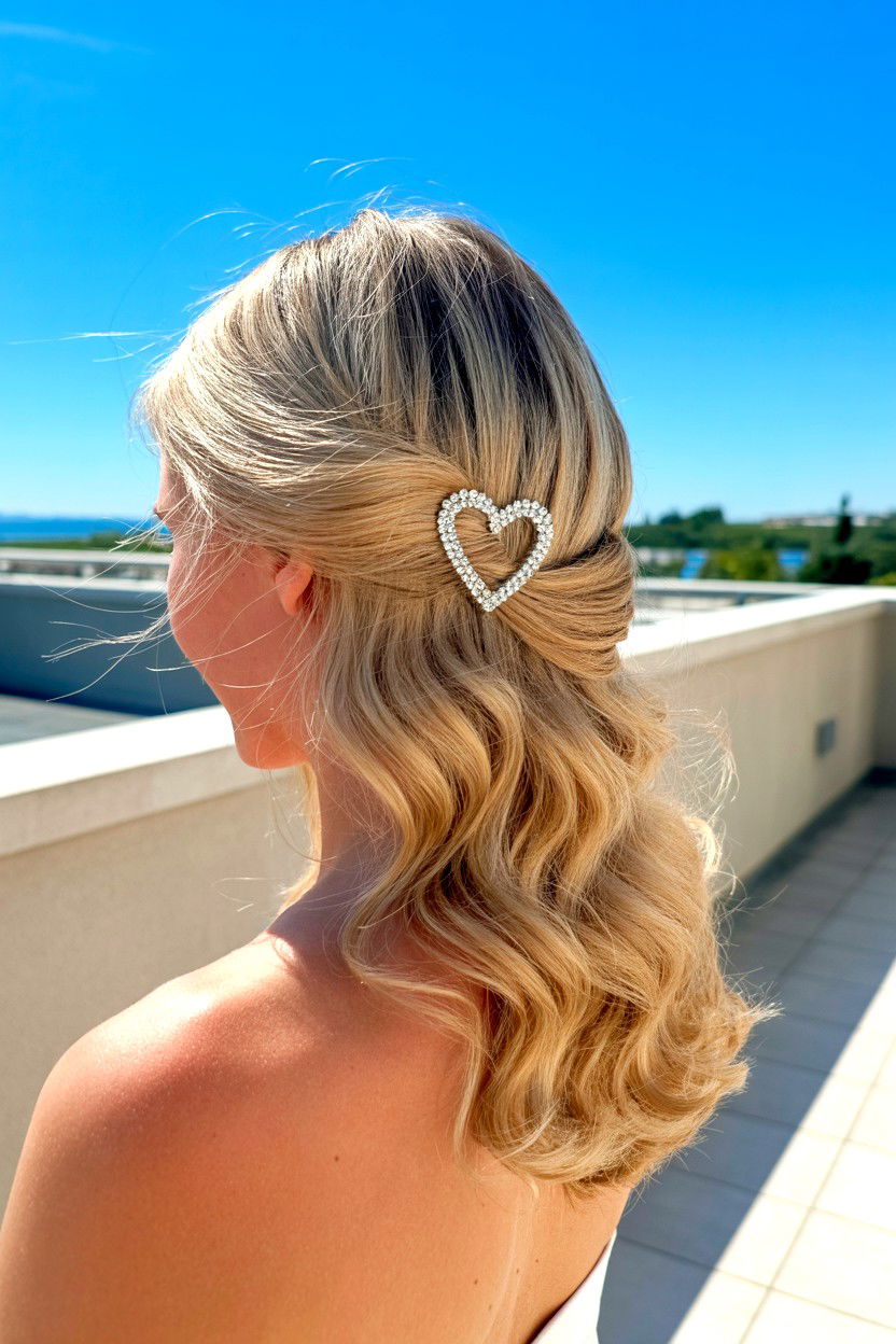 Half Up Half Down - 25 Cute Valentine's Day Hair Ideas