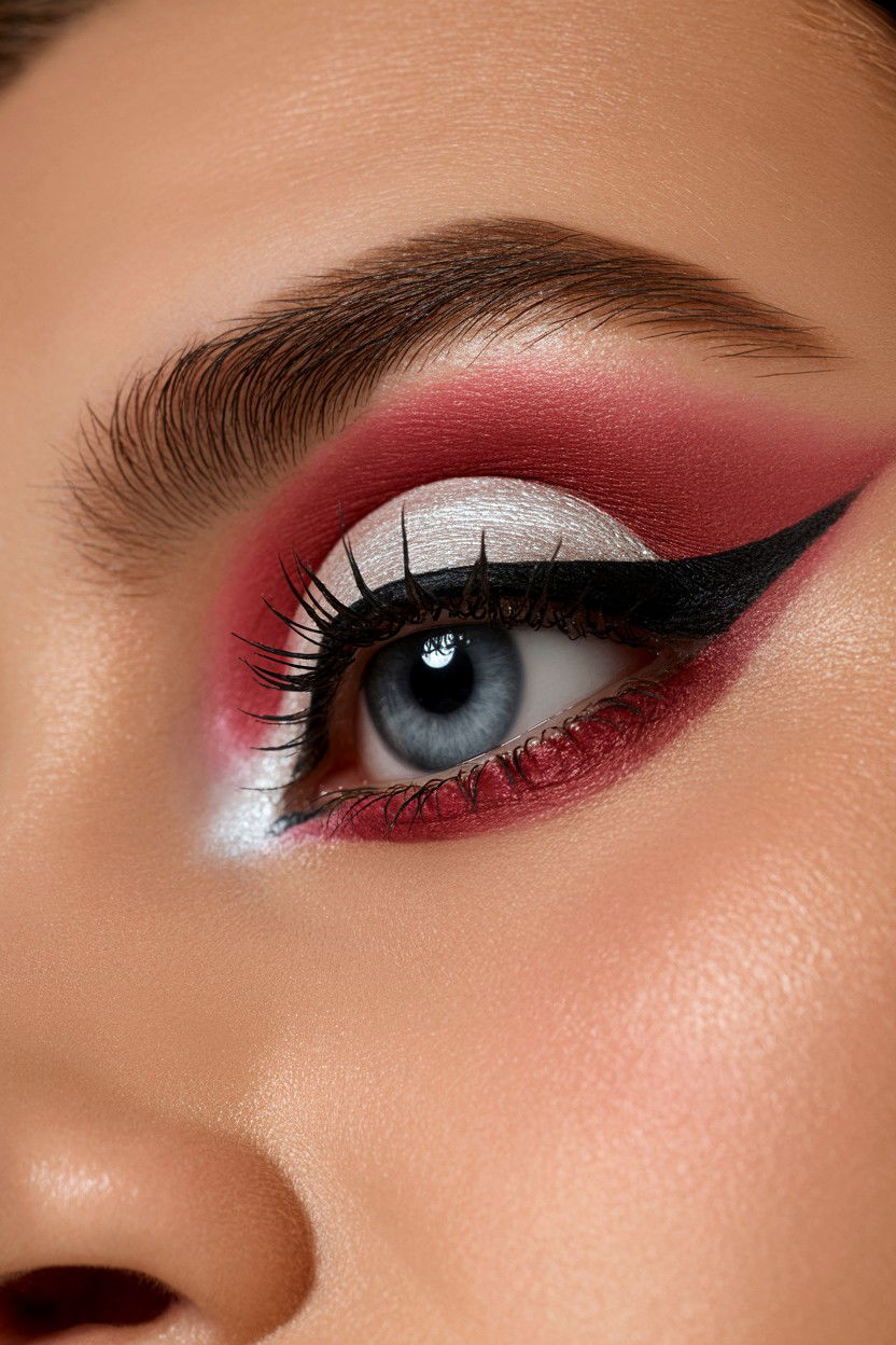 Halo Eye Makeup - 25 Valentine's Day Eye Makeup Ideas