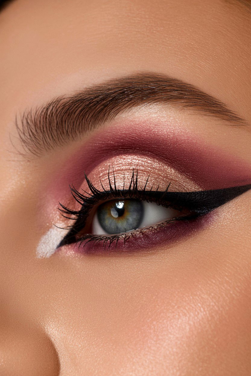 Halo eye makeup - 25 Smoky Eye Valentine's Day Looks