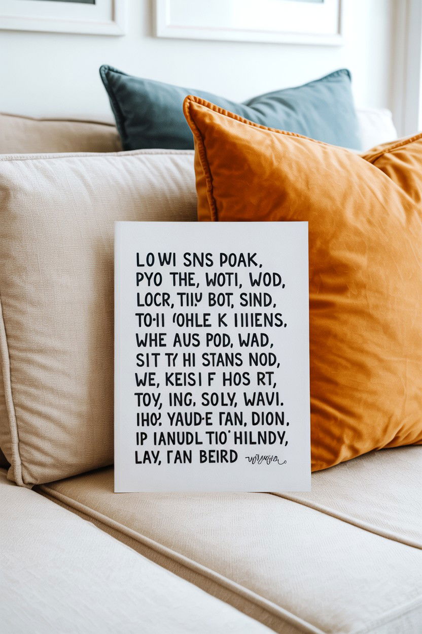 Hand Lettered Quote Card - 25 Calligraphy Valentine's Day Card Ideas