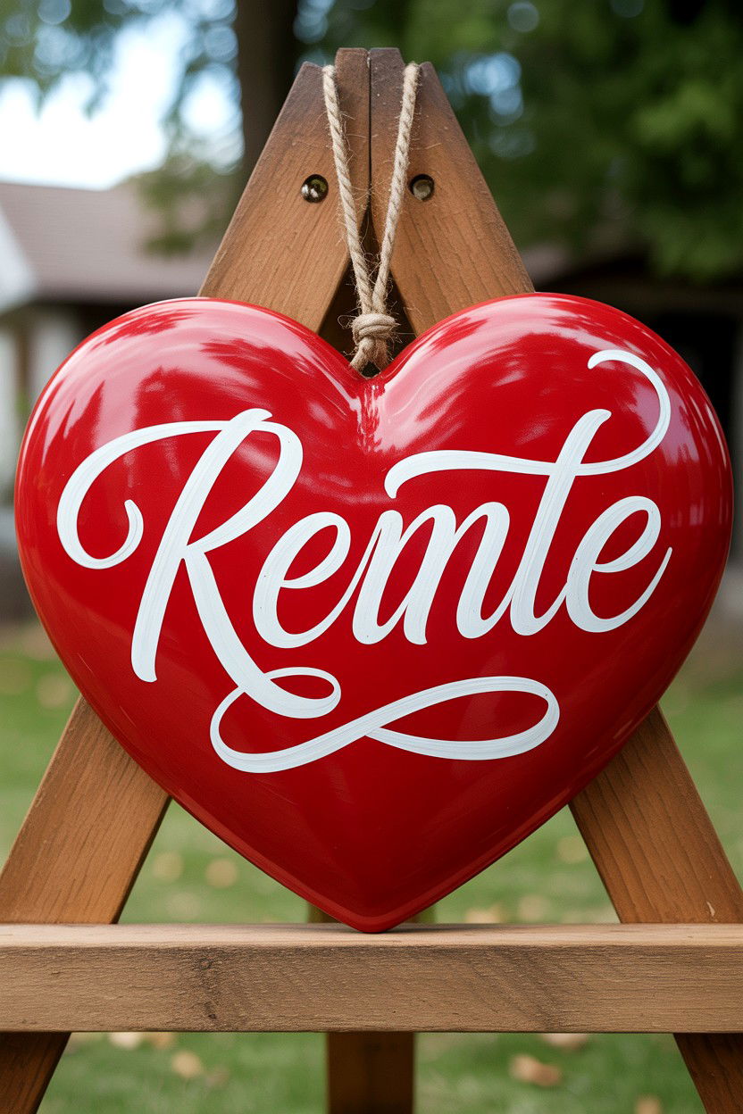 Hand Painted Ceramic - 25 Valentine's Day Love Sign Ideas