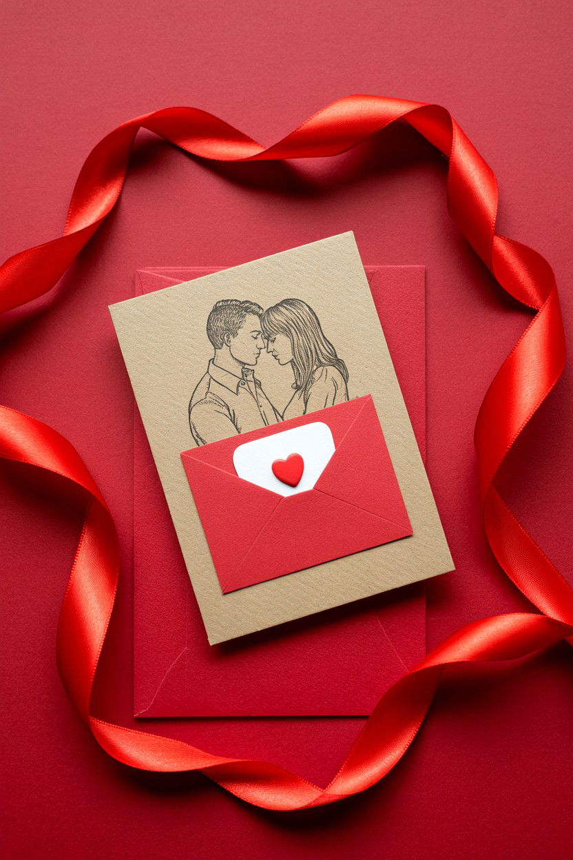 Handmade Valentine Card - 25 Valentine's Day Card Ideas for Wife