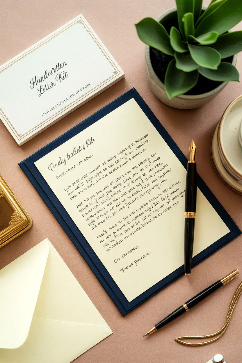 Handwritten Letter Kit - 25 Long Distance Valentine's Day Gifts for Boyfriend