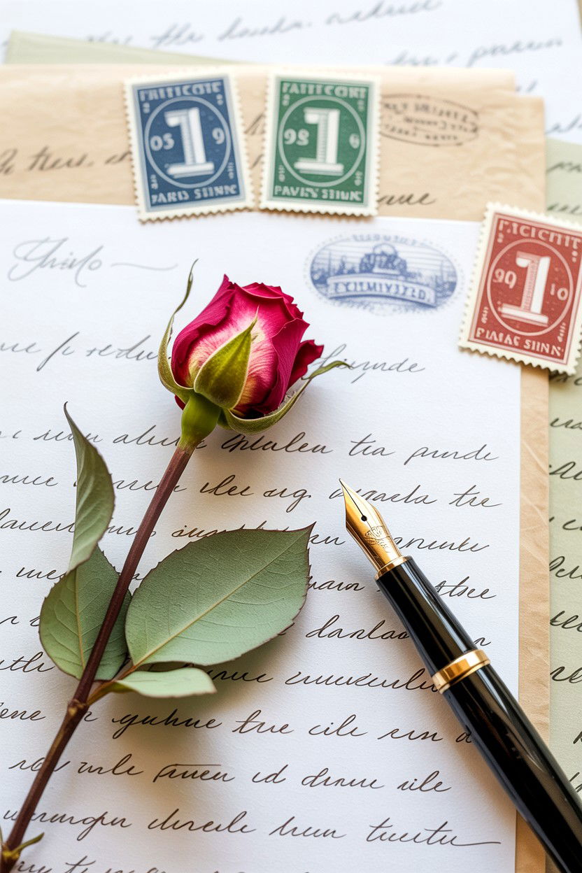 Handwritten Letters - 25 Long Distance Valentine's Day Ideas