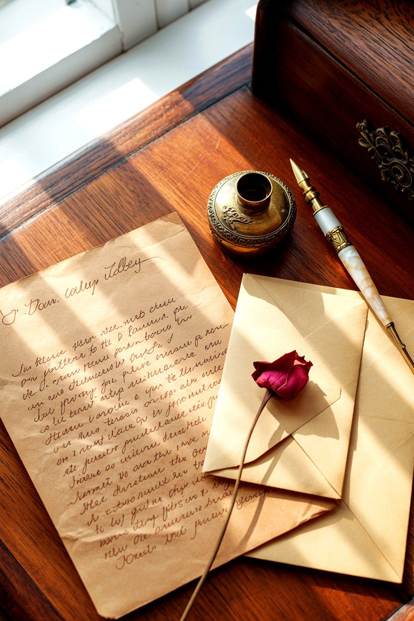 Handwritten Love Letters - 25 Cottagecore Valentine's Day Decor Ideas