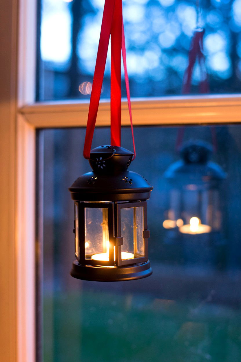 Hanging tea light lantern - 25 Valentine's Day Tea Light Ideas