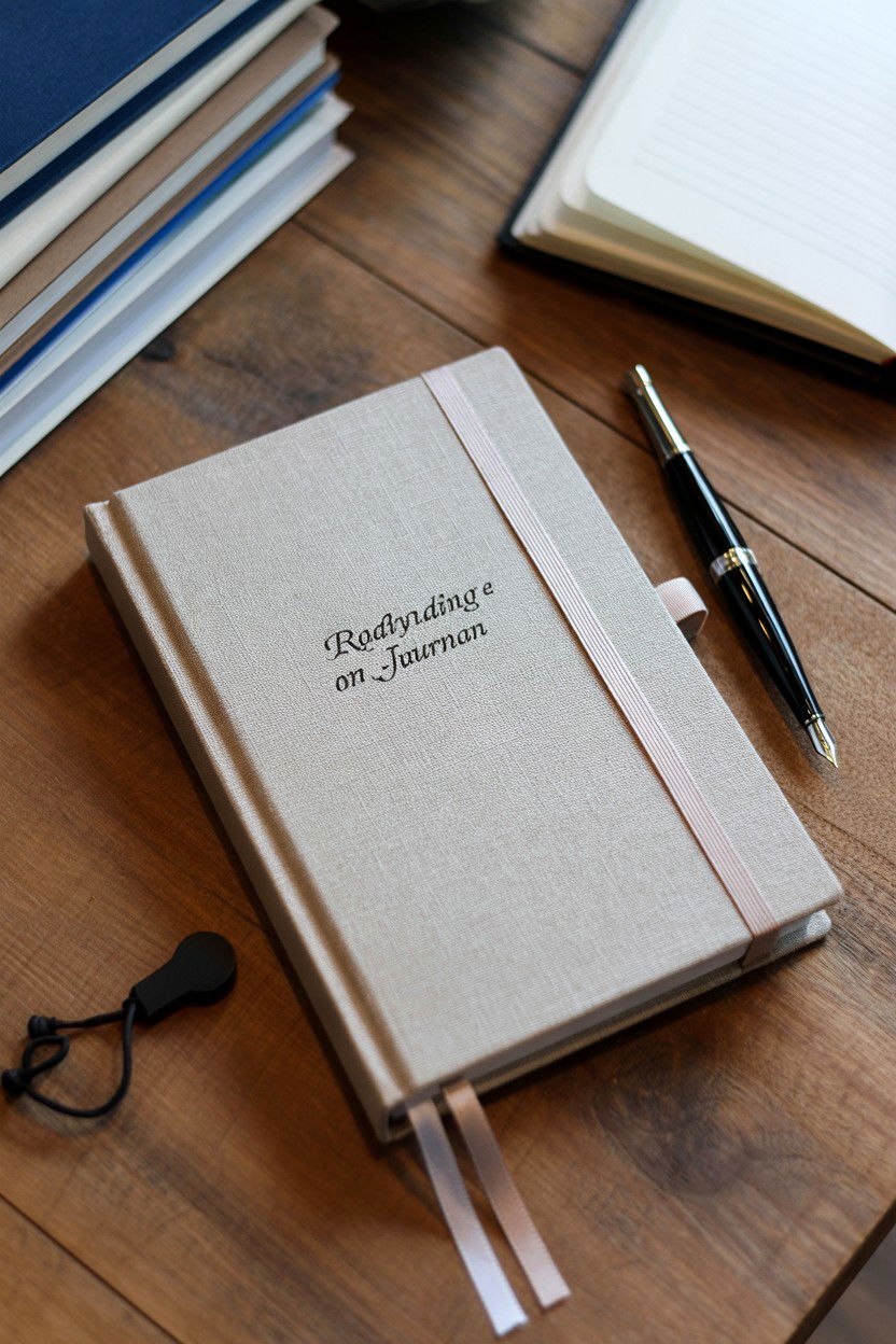 Hardcover Reading Journal - 25 Book Lover Valentine's Day Gifts